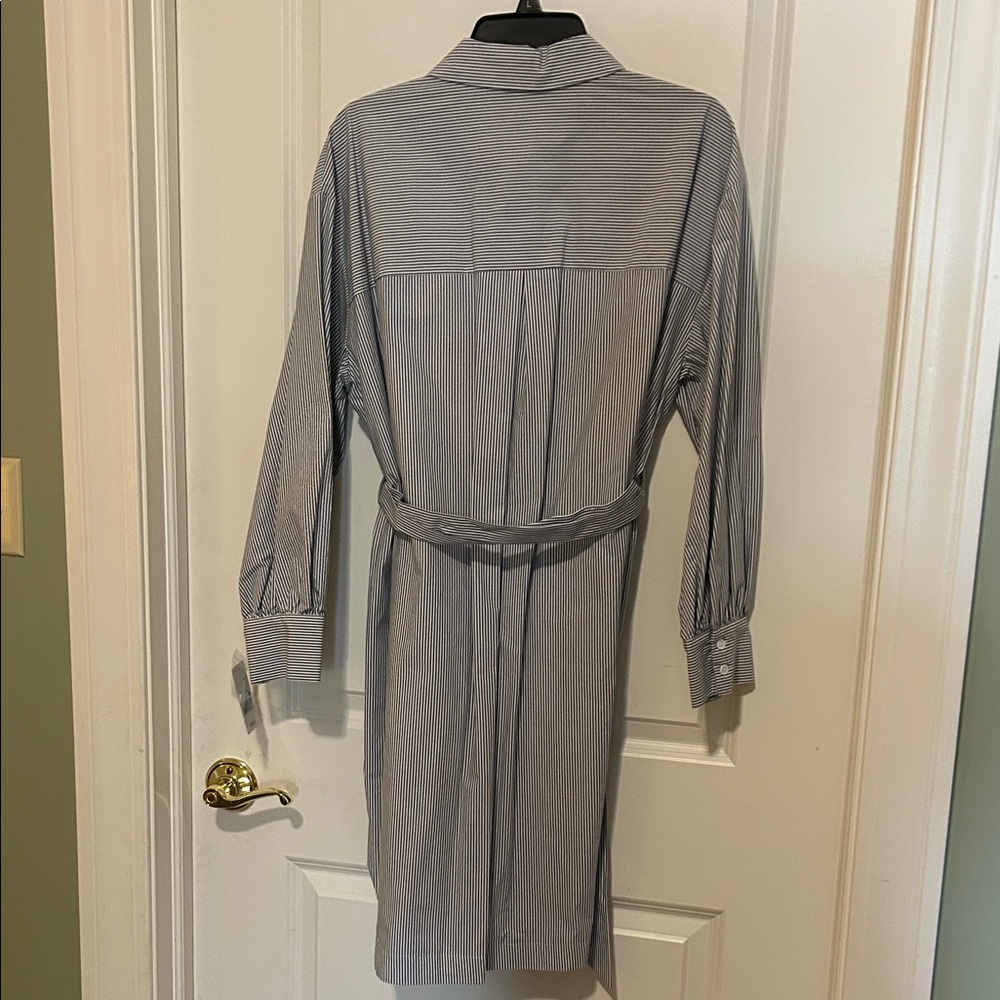 Classic Long Sleeve Striped Dress - Picture 6 of 6